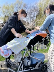 訪問看護の一コマ